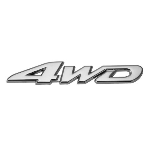 4WD Displacement Car Kromad Emblem Emblem Bildekal Logotyp 1