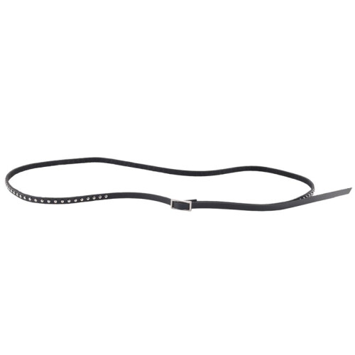 Unisex Punk Rock Multi-layer Rivet Stud Bracelet Bangle Wrap Cuff Black