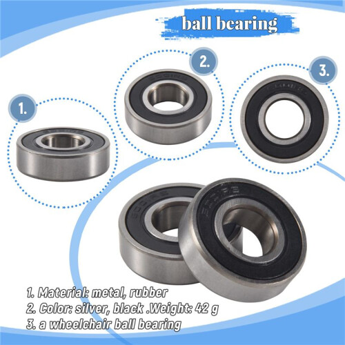 Roulements A Billes 6001Rs 28mmX12mmX8mm pour Roller 2 Pcs 1