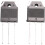 2 Silizium Transistoren - D1047 + B817, 200V, 12A 1