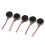 5pcs DC3V/0.1A 1.5V/0.05A 10x2.7mm Coin Mobile Phone Vibration Motor Silver 1