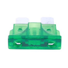 Vehicle Car 30A 30Amp Green Body Two Prong Blade ATC Fuse 30pcs