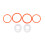 2 Set Replacement Silicone Sealing ring O Ring for Smok TFV8 Cloud Beast 1