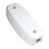 Compact White Plastic In- Cord Light Lamp 2