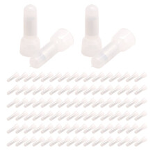 100pcs Nylon Closed End Cap Insulated Connectors Wire Crimp Terminal 16-14 AWG