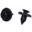 50 x Clip Plastic Black  Mudguard For  Teana Tiida 3