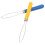 Easy Use Button Hook Helper 2 Pack Multi Colour Sewing Tool for Garment Fixes 14