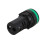 2 Pc AC220V Green LED Power Indicator Lampada Spia Per Segnale 22mm Dia 6