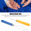 Easy Use Button Hook Helper 2 Pack Multi Colour Sewing Tool for Garment Fixes 3