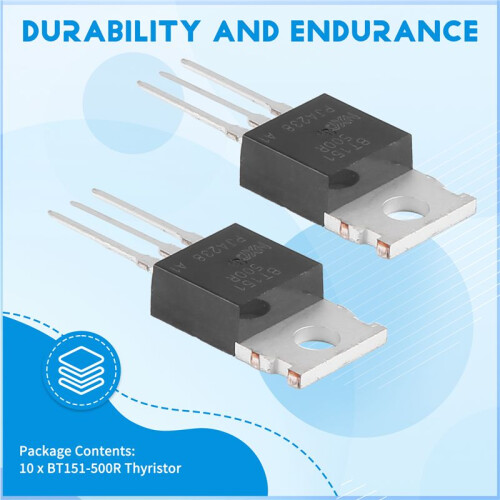 10x BT151-500R SOT78 Package Motor Control SCR Thyristors 500V 12A 2