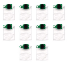 Sacs de rechange pour aspirateur Vorwerk Kobold, filtration maximale, fibres non tissées écologiques, particules de charbon actif, 10 pièces.