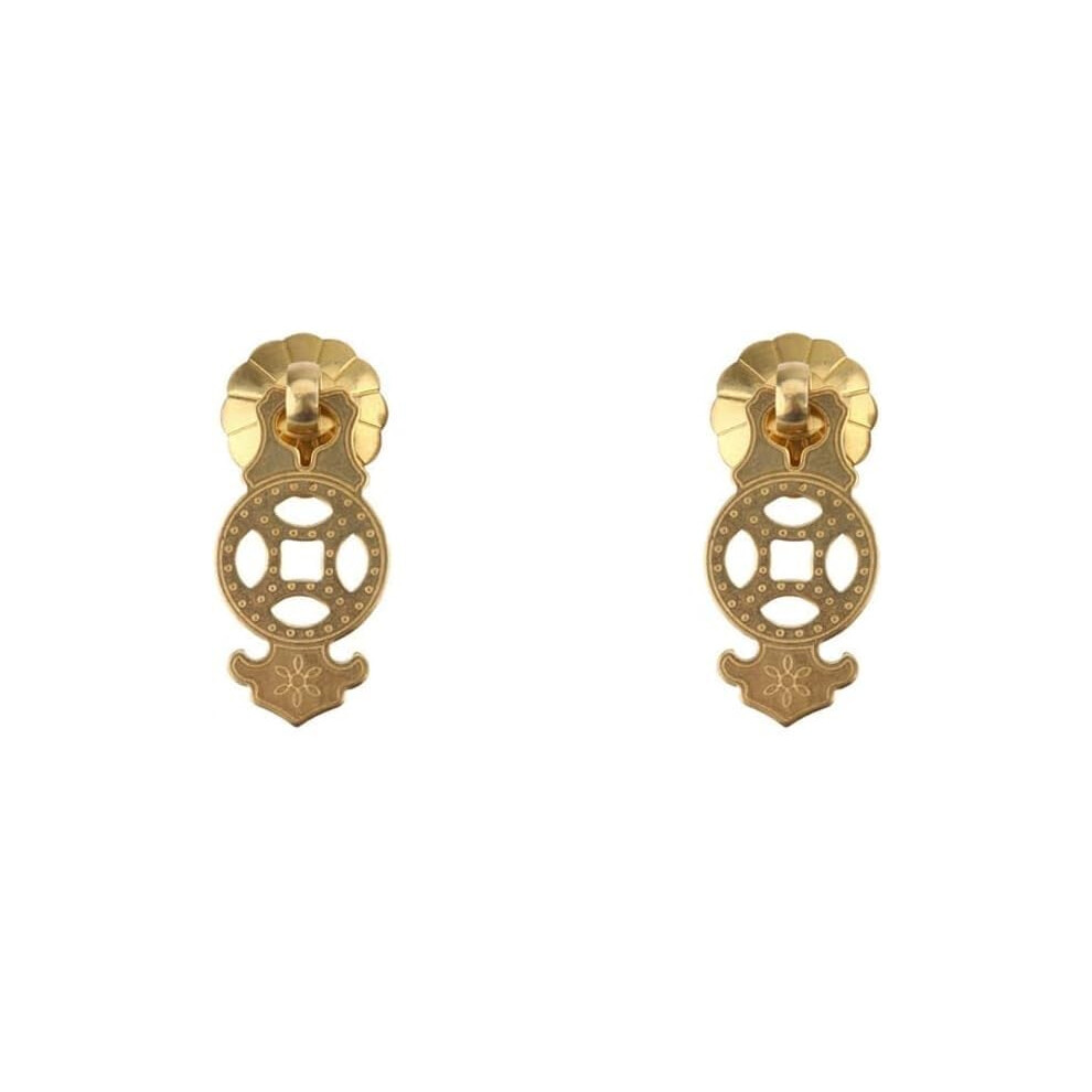 Vintage Drawer Pull Handles 2Pcs Chinese Style Brass Cabinet Pulls Antique Furniture Hardware Gold 9169991254562