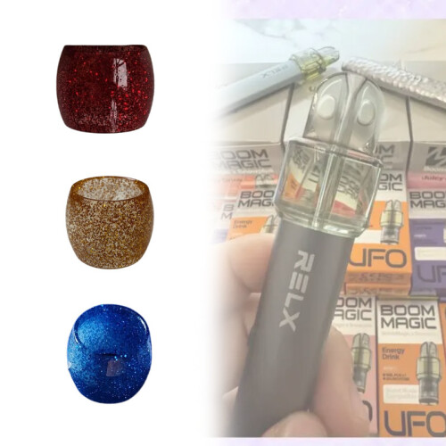 (Blue)Electronic Cigarette Oil Container Reusable Filter Men Suitable Multiple Coil 2