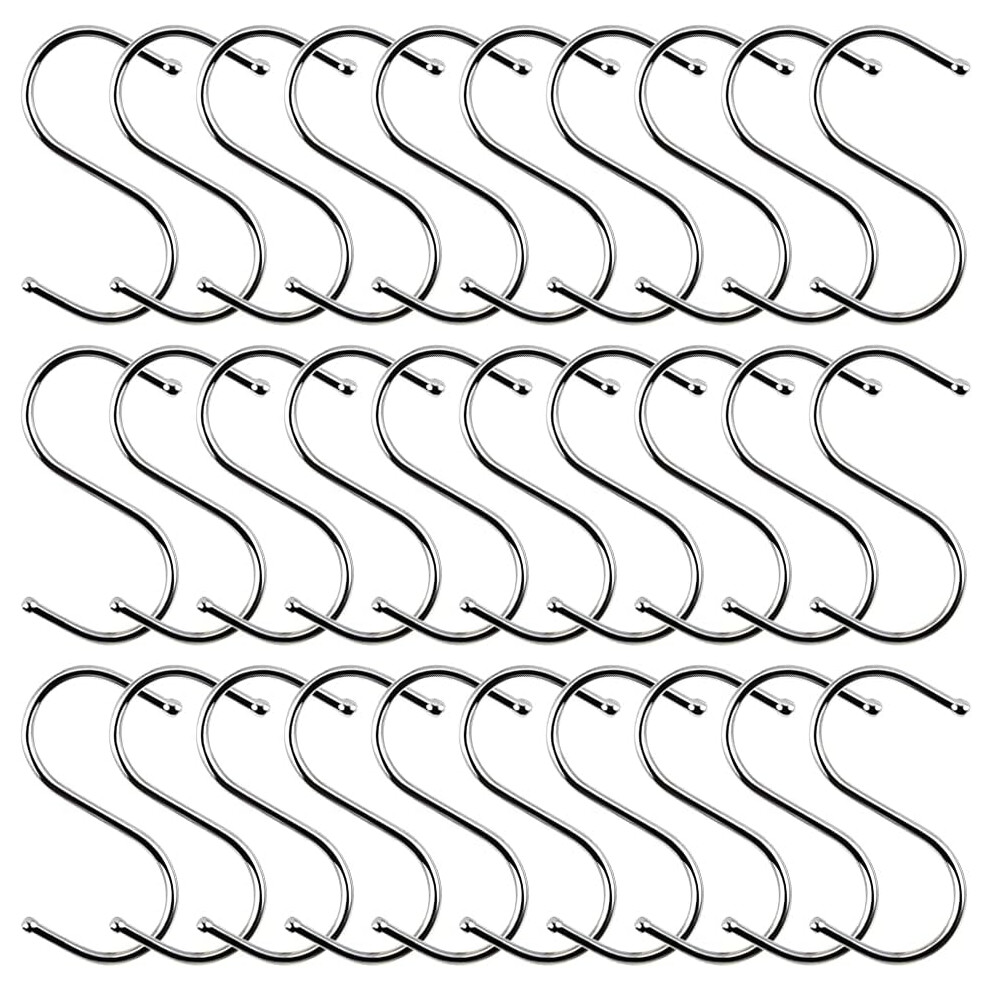 Heavy Duty S Hooks For Your Organizational Needs, Stainless Steel S Shaped Hooks With Rustproof And Well Finished Surface For Durability And Style, Pe 9476038484357