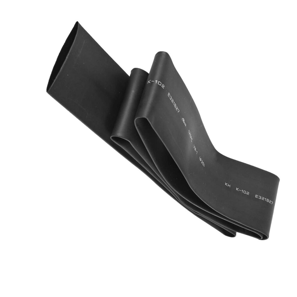 35Mm 2:1 Heat Shrink Tubing Polyolefin Black 1M For Cable Bundling And Wire Insulation 9771547231547