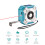 3-in-1 Laser & Digital Tape Measure 16ft/131ft, Rechargeable, Multi-Function 4