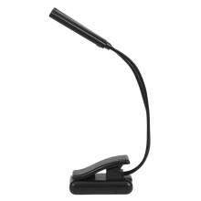 Music Stand Light Clip On LED Lamp - No Flicker, Fully Adjustable, 6 Levels of Brightness - Also for Book Reading, Orchestra, Mixing, DJ's