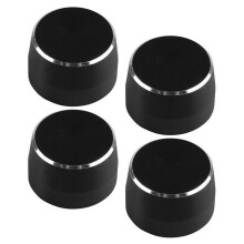 4 Uds Cubierta de Interruptor de Lámpara de Esfera de Acero para Fortwo 451 2009-2014 Tapa Decorativa de Engranaje de Limpiaparabrisas de