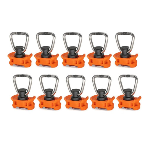 10pcs Single End Fitting for Airline Rail End Fitting Lashing Rail Fitting Airline Rail Single Stud L-Track Fitting 1