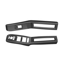 Car Window Panel Frame Window Glass Lift Button Bezel for Taft 2024 RHD Carbon Fiber Pattern