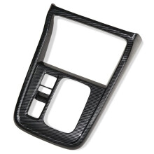 For CRV CR-V 2023 2024 Center Console Gear Shift Panel Cover Interior Accessories - ABS Carbon Fiber