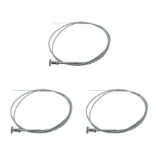 3X Chrome Universal 6 Ft Carb Vergaser Chokezug Push Pull Choke Gaszug für Hot Rat Rod Holley Edelbrock