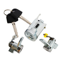 Car Front Door Locks Cylinder Ignition Lock Kit with Key 19121155 89022371 for Colorado 2006-2012