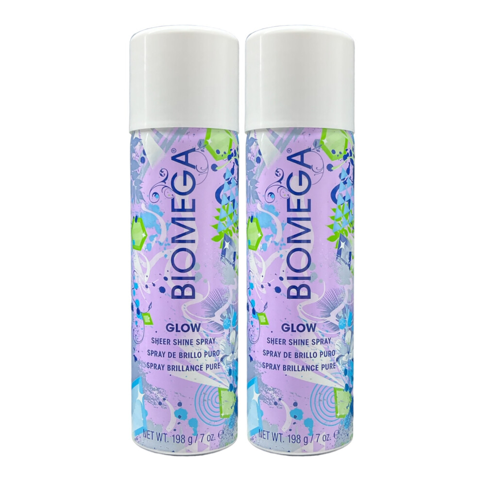 Aquage Light Biomega Glow Sheer Shine Spray 7 Oz (Pack Of 2)