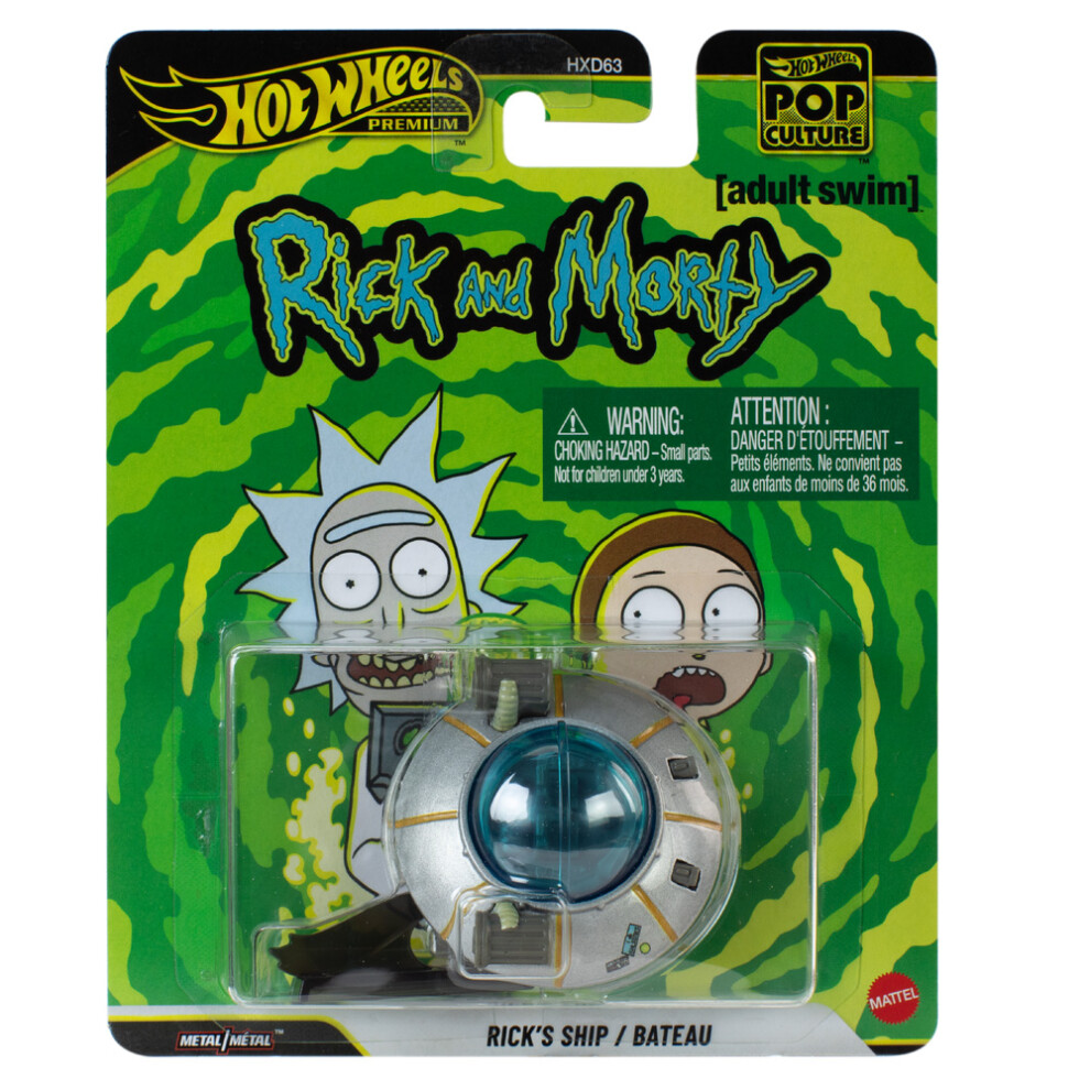 Hot Wheels Premium - Pop Culture: Rick & Morty Rick's Ship Jhw95
