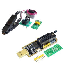SOIC8 SOP8 Testclip voor EEPROM 93CXX / 25CXX / 24CXX + CH341 24 25 Serie EEPROM Flash BIOS USB Programmer Module