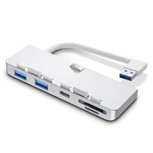 5 in 1 for  USB 3.0 HUB with USB3.0 PD TF/ Reader Card Usb Splitter for 2012-2019 OS X 10.6 and Higher Versions