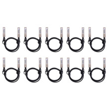 10X 10G SFP+ Twinax Cable, Direct Attach Copper(DAC) 10GBASE SFP Passive Cable for SFP-H10GB-CU1M,,(1M)