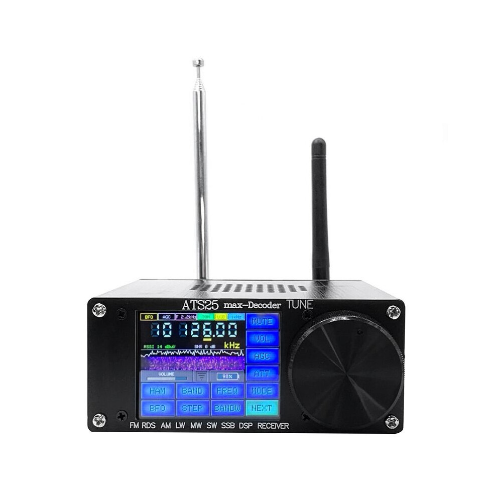 4.17 Air Ats25 Max Decoder Full Band Radio Receiver Fm Rds Am Lw Mw Sw Ssb Dsp Receiver Support 2.4Inch Touch Screen 4711779460419