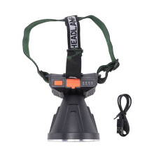 Lampe Frontale LED Haute Puissance Super Lumineuse Adulte USB Phare Projecteur éTanche LumièRe ExtéRieure Lampe de Poche Portable