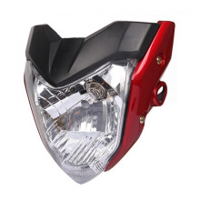 Reflektor Motocyklowy Lampa CzołOwa z Uchwytem żAróWki dla  FZ16 YS150 FZER150 FZER 150 FZ 16 Bursztynowy, Czerwony