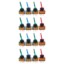 16PC 12V 20A LIGHT ILLUMINATED KIPPSCHALTER STEUERUNG AUTO BOOT DASH SPST Auf / OFF
