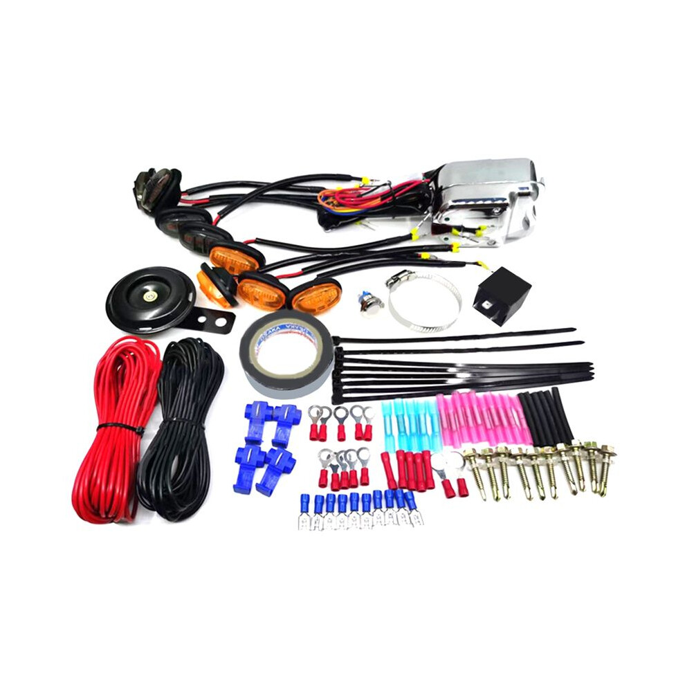 Universal Utv 4X4 Turn Signal Horn Street Legal Kit Turn Signal Horn Conversion Kit For Ranger, General, Rzr 6032022779040