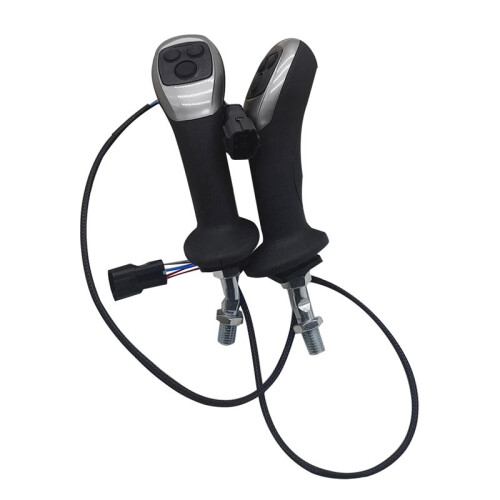 Wheel Excavator Conversion Clipper Grab Iron Joystick Handle Triple Push Button  Valve Handle