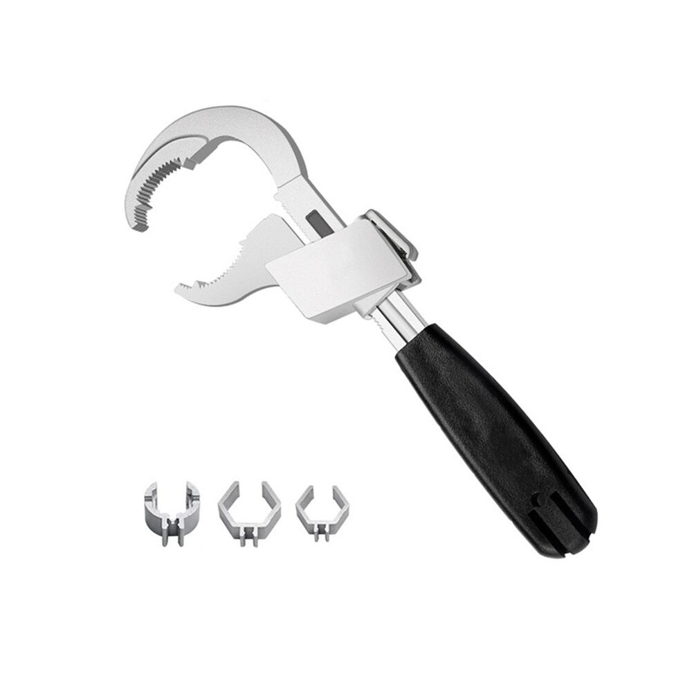 Multifunctional Bathroom Wrench Adjustable Opening 80Mm Spanner Sink Faucet Narrow Sewer Water Pipe Repair Tool 6032079610488