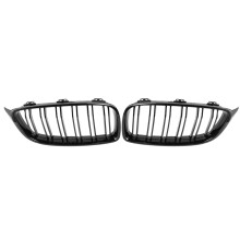 Front Grill Grilles Kidney Grill Replacement for 4 Series F32 F33 F36 F80 F82 Double Slat M4 Sport Style Bright Black