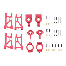 10 StüCk Metall-AufhäNgungsarm-Lenkblock C-Hub-TräGer für Remo Hobby Smax 1631 1635 1651 1655 RC-Car-Upgrade-Teile, 1