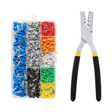 Combination Set of Crimping Pliers PZ0.5-16 Tube Crimping Pliers with 800 Pieces of VE Pin Terminal.