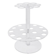 Double Couches 24 Trous Porte-CôNes de CrèMe GlacéE Support DéCoration Cuisson Support de PréSentoir de Cupcake