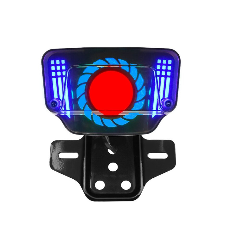 Universal 12V Motorcycle Led Brake Tail Signal S Led Integrated Tail With License Plate Bracket Light 6032242379143