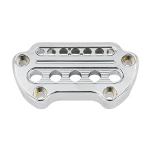 Motorcycle Indicator Light Handlebar Top Bar Riser Clamp Mount for Sportster XL883 XL1200 Dyna Fat Bob Low Rider