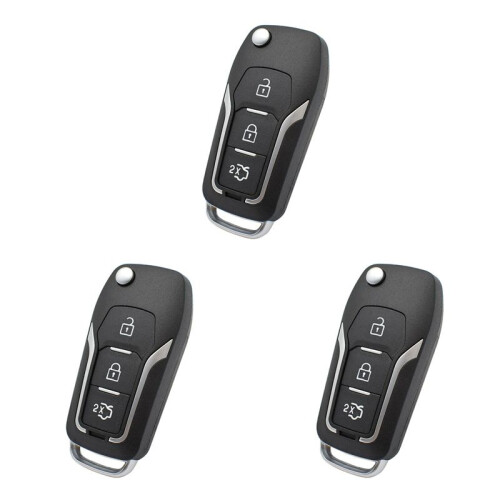 3X Car Remote Key Shell Case for  Focus Fiesta  Mondeo C-Max Ranger