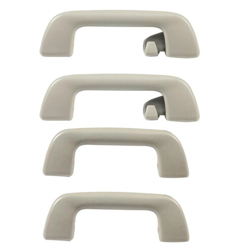 4Pcs Car Inner Roof Armrest Ceiling Pull Handle Door Safety Handle with Hook 74610-52020 for   Light Grey