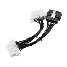 16 Pin OBD2 OBDii OBD2 Splitter Verlengkabel Eén Mannelijke Naar Twee Vrouwelijke Y-Kabel OBD2 Splitter Verlengkabel