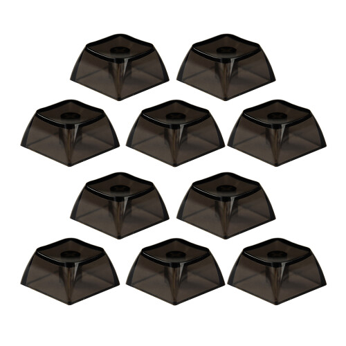 10PCs Blank Backlit Keycaps forMX Switches Mechanical-Black
