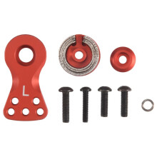 25 T ZäHne Zahn HäLfte Servo Arm Horn für 1/8 1/10 RC Auto Boot FUTABA / SANWA / TAKTIK / ACOMS / / AITEC / / SAVOX, 21Mm Rot